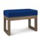 Simpli Home - Milltown Footstool Small Ottoman Bench - Blue-Front_Standard