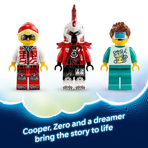 LEGO DREAMZzz Cooper's Tiger Mech & Zero's Hot Rod Car Building Toy 71497 GLOBAL SHIPPING