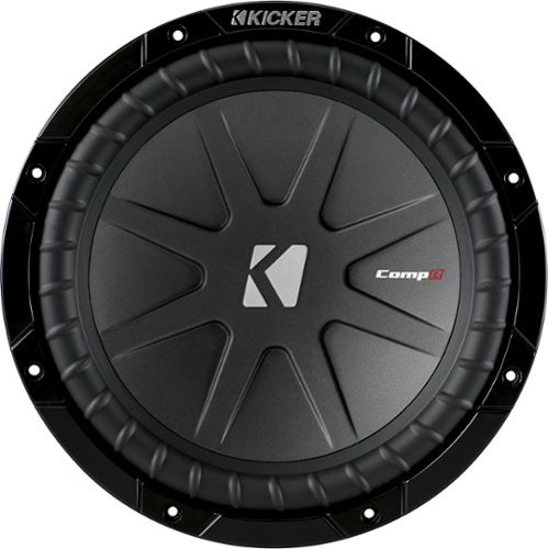  KICKER® - CompR 10&quot; Dual-Voice-Coil 2-Ohm Subwoofer - Black