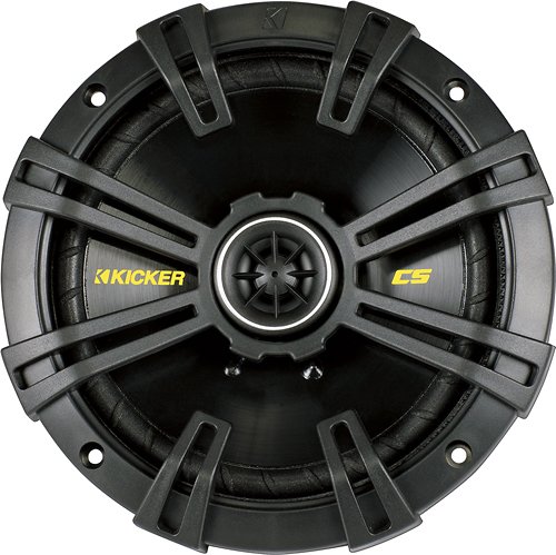  KICKER - 6-3/4&quot; Coaxial Car Speakers with Polypropylene Cones (Pair) - Black