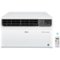 LG - 450 Sq. Ft. 10,000 BTU Dual Inverter Smart Window Air Conditioner - White-Front_Standard