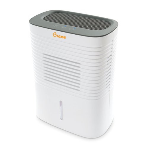 CRANE - 4 Pint Dehumidifier - White-Front_Standard 