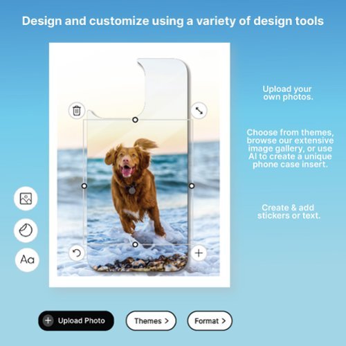 PopSockets MagSafe PopCase for iPhone 16 Pro Case with Customizable Graphic Case Insert (digital code) - Clear WORLDWIDE DELIVERY