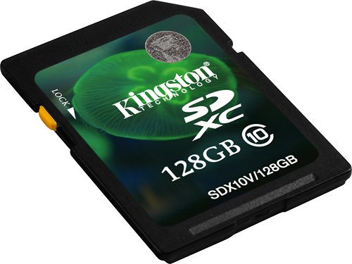  Kingston - 128GB SDXC UHS-I Memory Card