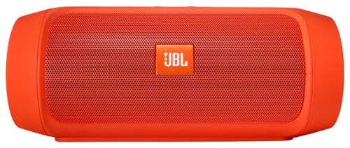 JBL - Charge 2+ Portable Bluetooth Speaker - Orange-Front_Standard 