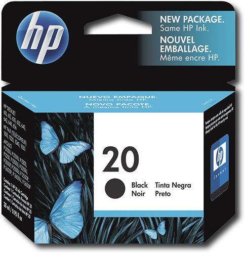  HP - 20 Inkjet Cartridge - Black