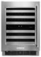 KitchenAid - 46-Bottle Wine Cellar - Stainless Steel-Front_Standard
