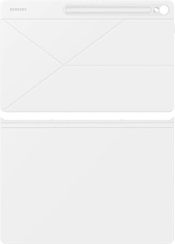Samsung - Galaxy Tab S10 FE+ Smart Book Cover - White