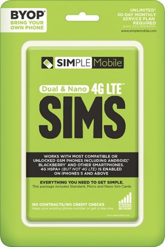  Simple Mobile - SIM Card