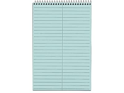 TOPS - Prism Steno Pads, 6" x 9", Gregg, 80 Sheets/Pad, 4 Pads/Pack (TOP 80284) - Blue