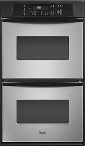 Whirlpool - 24" Built-In Double Electric Wall Oven - Stainless steel-Front_Standard 