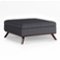 Simpli Home - Owen Square Coffee Table Storage Ottoman - Slate Grey-Front_Standard