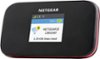 NETGEAR - Around Town 4G LTE Prepaid Mobile Hotspot - Black/Red-Angle_Standard