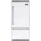 Viking - Professional 5 Series Quiet Cool 20.4 Cu. Ft. Bottom-Freezer Built-In Refrigerator - White-Front_Standard