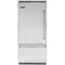 Viking - Professional 5 Series Quiet Cool 20.4 Cu. Ft. Bottom-Freezer Built-In Refrigerator - Stainless Steel-Front_Standard