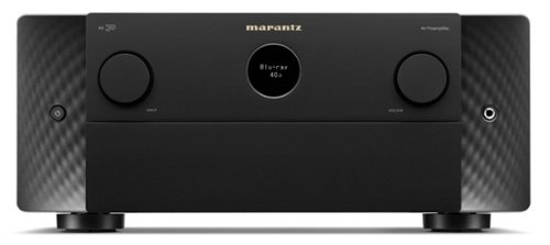 Marantz - AV 30 11.4-Channel Balanced AV Preamplifier Powered by HEOS - Black-Front_Standard 