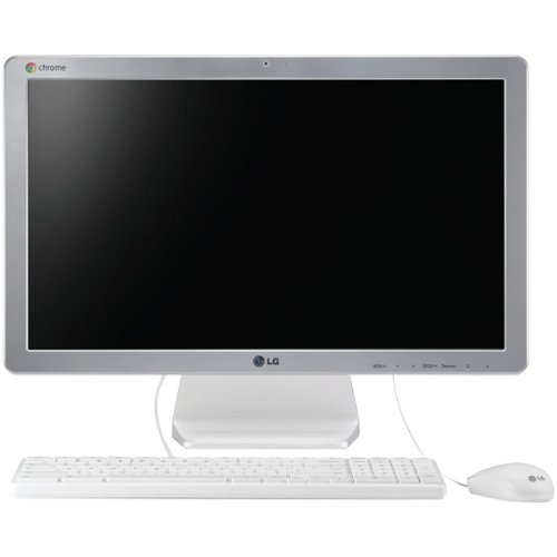  LG - ChromeBase 21.5&quot; All-In-One - Intel Celeron - 2GB Memory - 16GB Solid State Drive - Silver/White