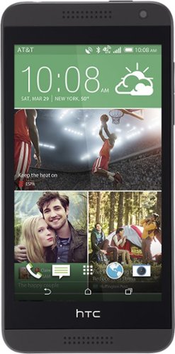  AT&amp;T Prepaid - AT&amp;T HTC Desire 610 4G No-Contract Cell Phone - Black