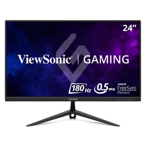 ViewSonic - OMNI VX2428 24" IPS LCD FHD FreeSync Gaming Monitor(HDMI, DisplayPort) - Black-Front_Standard 