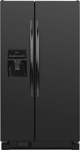 Amana - 24 Cu. Ft. Side-by-Side Refrigerator-Front_Standard 