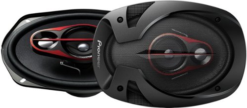 Pioneer - 6" x 9" - 3-way, 400 W Max Power, Coaxial Speakers (pair) - Black
