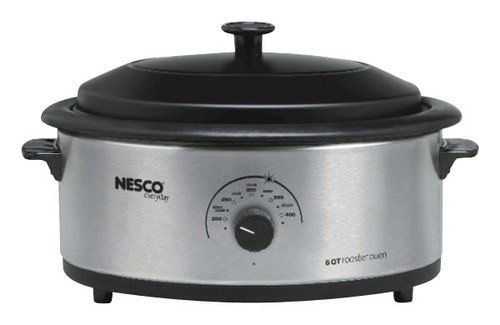  Nesco - 6-Quart Roaster - Stainless-Steel
