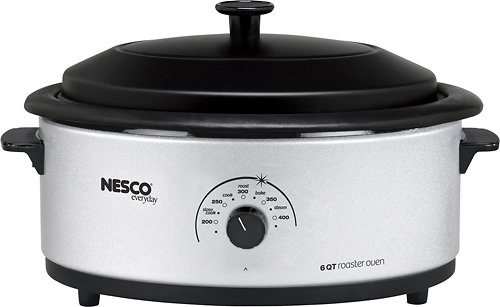  Nesco - 6-Quart Roaster - Silver