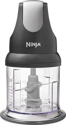  Ninja - Express Chop 3-Cup Food Processor - Gray