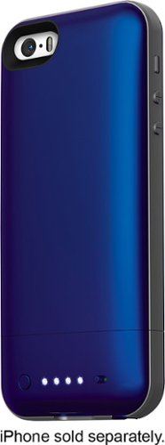  mophie - juice pack air External Battery Case for Apple® iPhone® SE, 5s and 5 - Blue