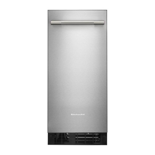 KitchenAid - 15" 25-Lb. Ice Maker - PrintShield Stainless Finish