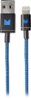 Modal™ - Apple MFi Certified 4' Braided Lightning Cable - Blue-Front_Standard