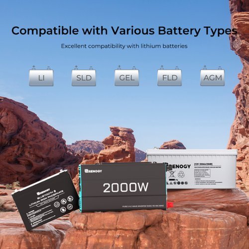 Renogy 2000W 12V Pure Sine Wave Inverter - Black HOW TO BUY