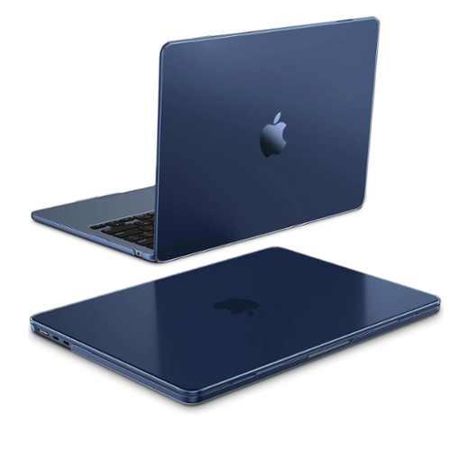 Stock Preferred - Slim Protective Hard Shell Case for MacBook Air 13.6-inch - Frost Midnight-Front_Standard 