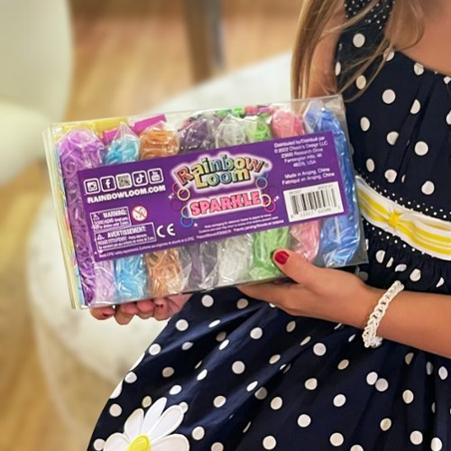 Choon's Design Rainbow Loom- Treasure Box Edition Bracelet Kit W/ Sparkle Rubber Bands SHOP ONLINE