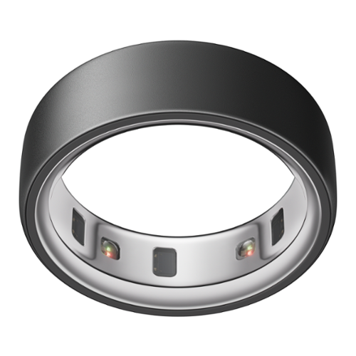 Oura Ring 4 - Smart Ring - Size Before You Buy with Oura Ring 4 Sizing Kit - Size 14 - Stealth
