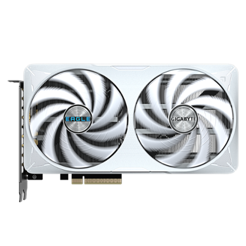 GIGABYTE - NVIDIA GeForce RTX 5060 Ti EAGLE OC ICE 8G GDDR7 PCI Express 5.0 Graphics Card - White-Front_Standard 