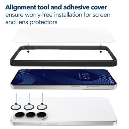 Insignia™ Glass Screen and Lens Protectors for Samsung Galaxy S26+ (3-Pack) - Clear BUY IN EUROPE