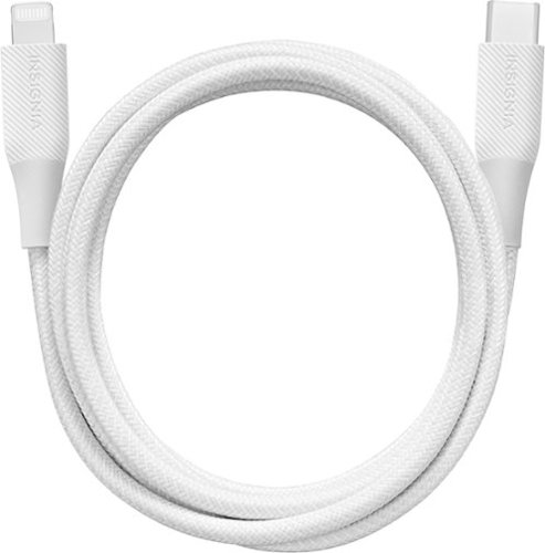 Insignia™ 4' Lightning to USB-C Braided Charge-and-Sync Cable (2 Pack) - Moon Gray BUY IN DUBAI