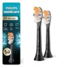 Philips Sonicare - A3 All-in-One - Replacement Brush Heads, 2 Pack - Black-Front_Standard