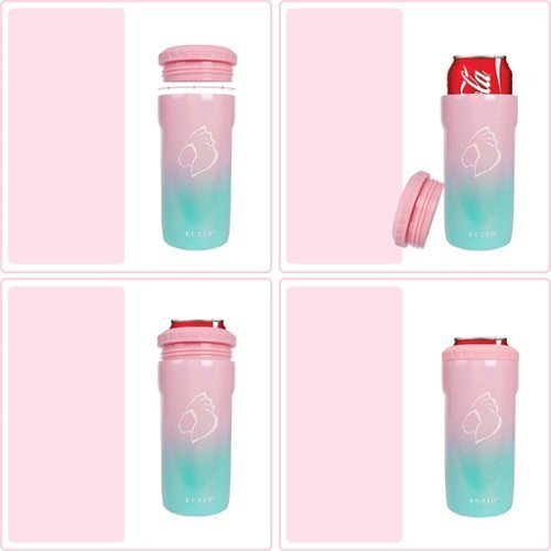Buzio Can & Bottle Cooler - Bubble Gum HOW TO BUY