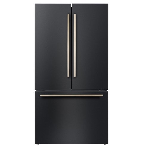 Forno Appliances - Rivello 27.4 Cu. Ft. French Door Refrigerator with Internal Water Dispenser - Black