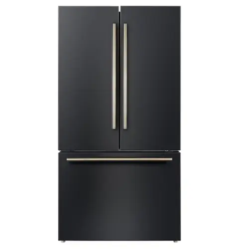 Front. Forno Appliances - Rivello 27.4 Cu. Ft. French Door Refrigerator with Internal Water Dispenser - Black.