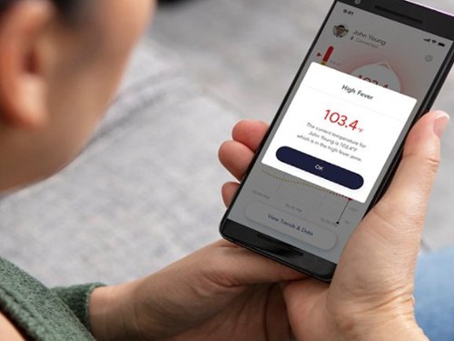 Masimo Radius T Digital Smart Wearable Thermometer - White WORLDWIDE DELIVERY