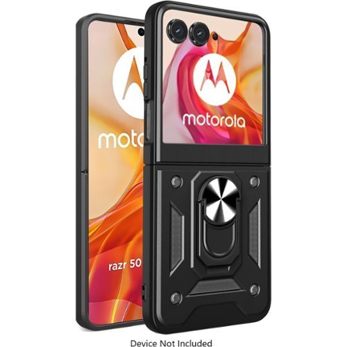 SaharaCase Raider Series Kickstand Case for Motorola Razr+ (2024) - Scorpion Black WORLDWIDE DELIVERY