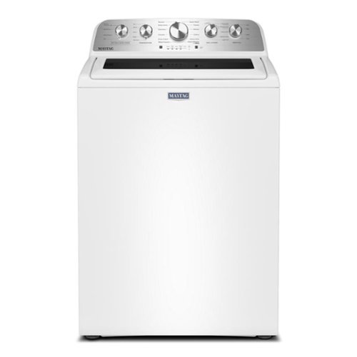 Maytag - 4.7 Cu. Ft. Top Load Washer with Extra Power and Pet Pro Option - White-Front_Standard 