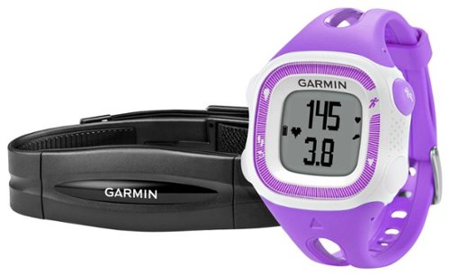 Garmin - Forerunner 15 GPS Watch (Small) - Violet/White-Front_Standard 