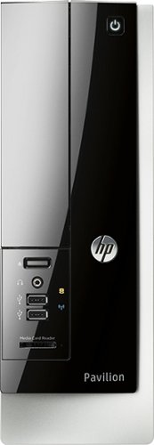 HP - Geek Squad Certified Refurbished Desktop - AMD E-Series - 4GB Memory - 500GB Hard Drive - Gray