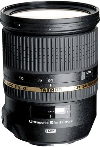  Tamron - SP 24-70mm f/2.8 Di VC USD Standard Zoom Lens for Nikon - Black