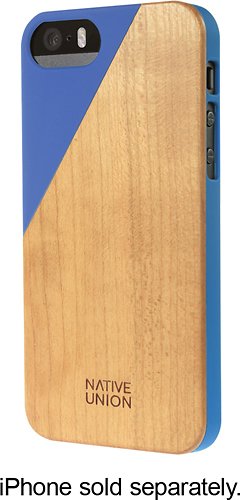  Native Union - CLIC Wooden Case for Apple® iPhone® 5 and 5s - Aquamarine