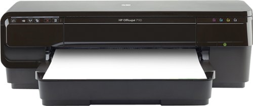 HP - Officejet 7110 Wireless ePrinter - Black-Front_Standard 